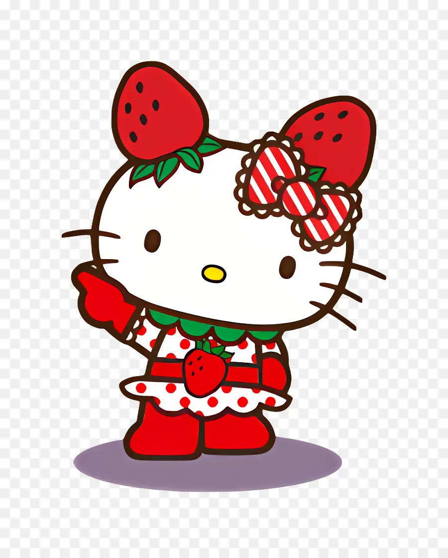 Ichigoman，Çilek Hello Kitty PNG