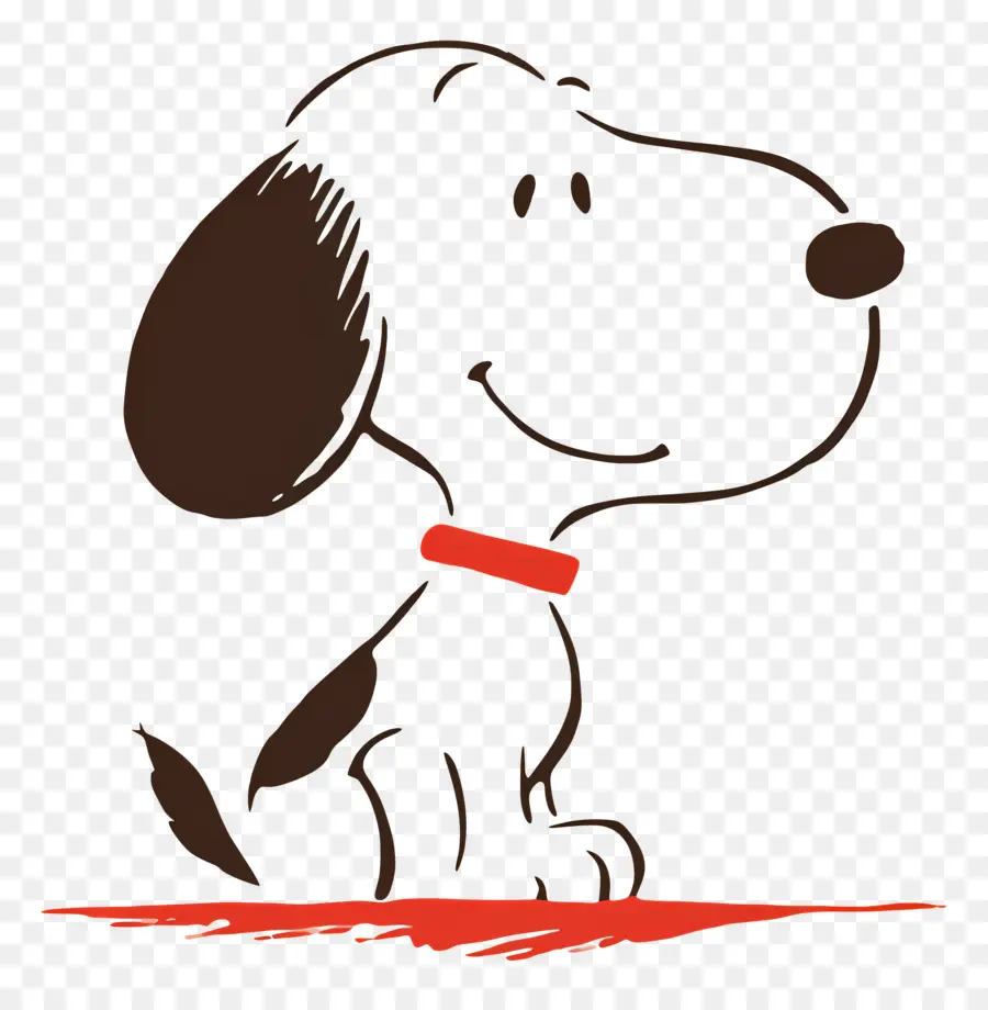 Snoopy，Karikatür Köpek Taslağını PNG