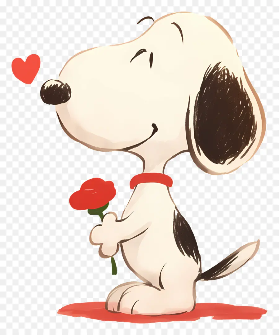 Snoopy，Güllü Karikatür Köpek PNG