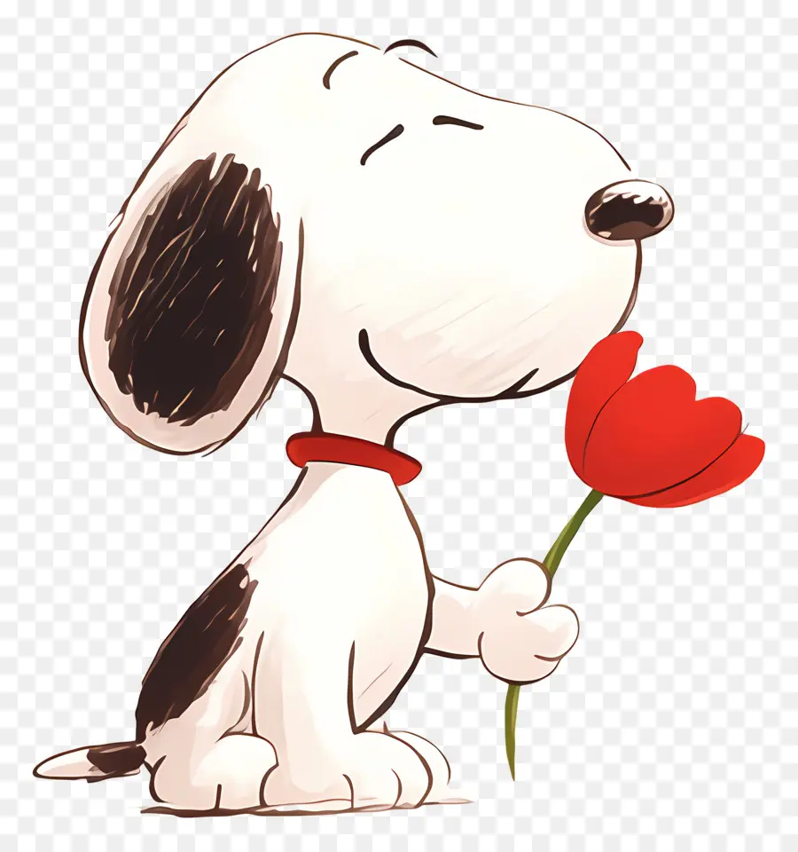 Snoopy，Güllü Karikatür Köpek PNG