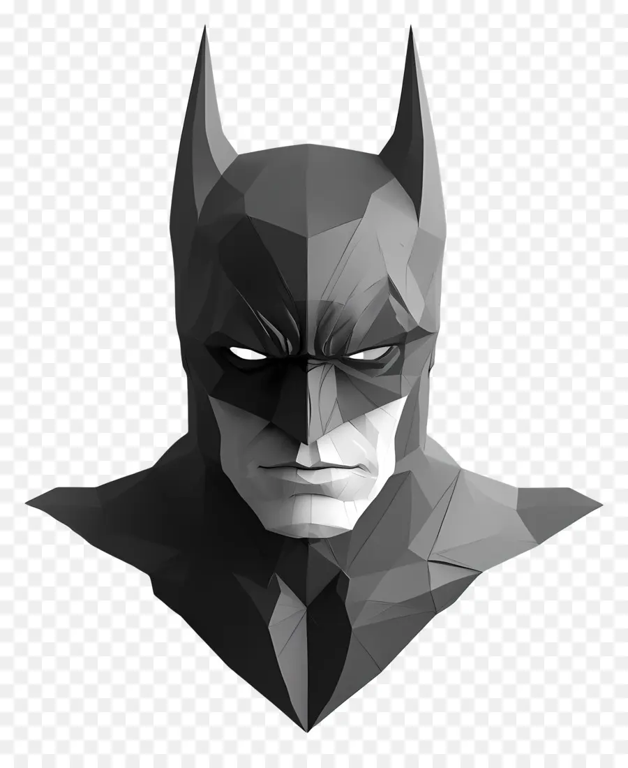 Batman，Geometrik Yarasa Kahramanı PNG