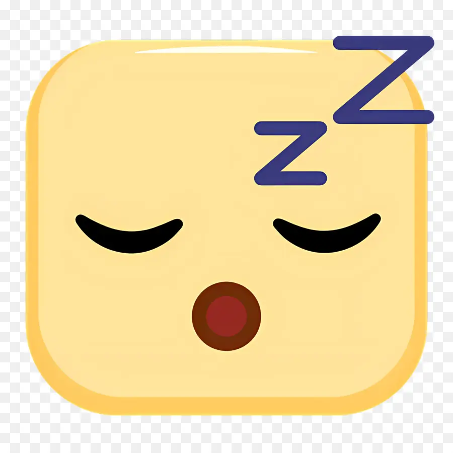 Uyu Zzz，Uyuyan Emoji PNG