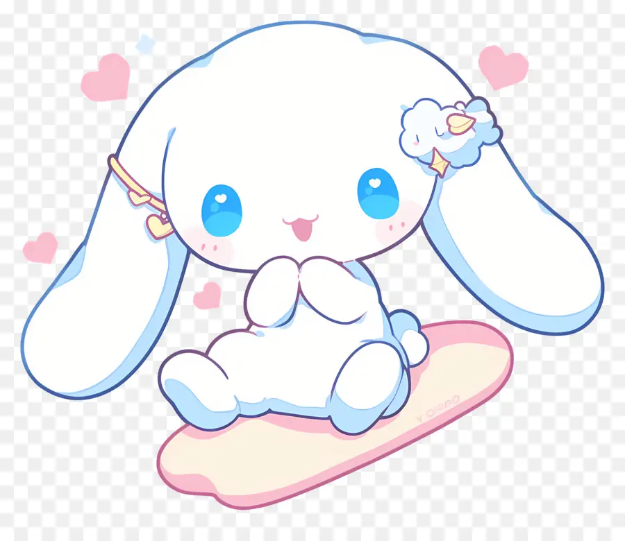 Sevimli Cinnamoroll，Beyaz Tavşan PNG