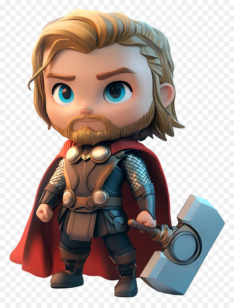 Thor，Chibi Kahramanı PNG