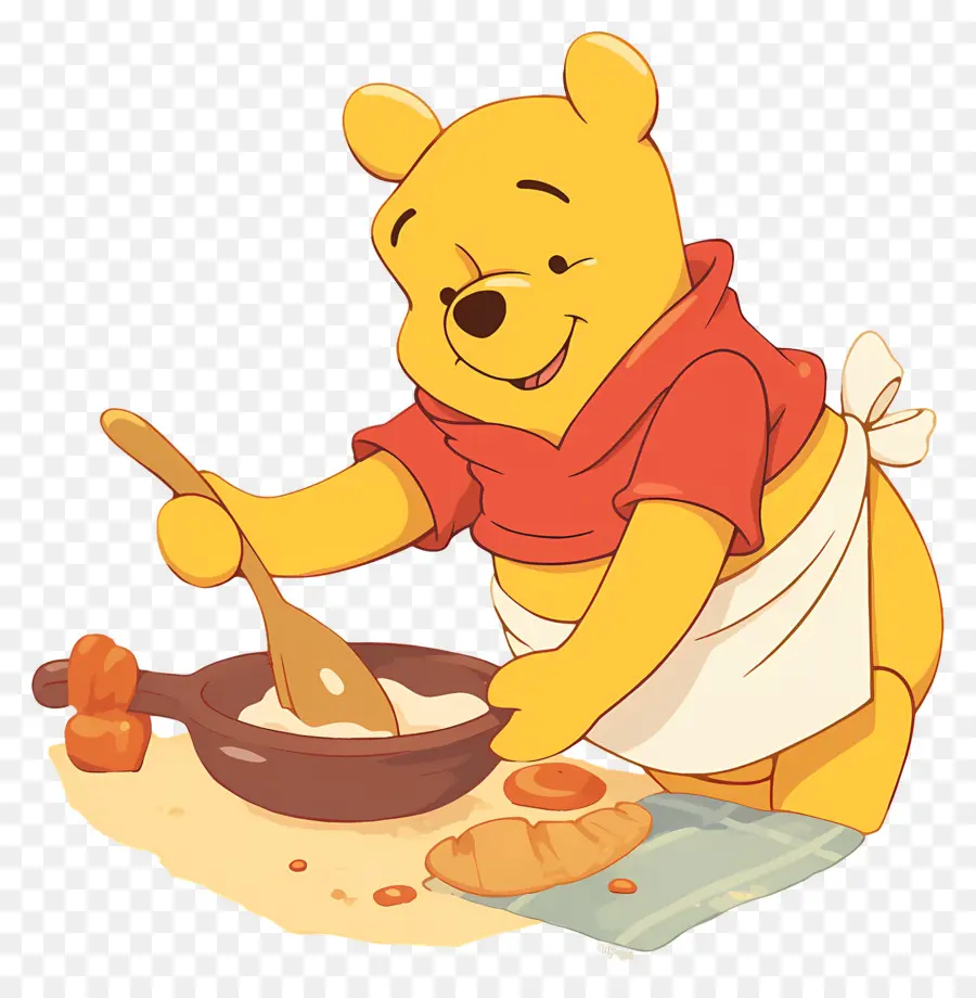 Pooh Winnie，Ayı Karıştırma PNG