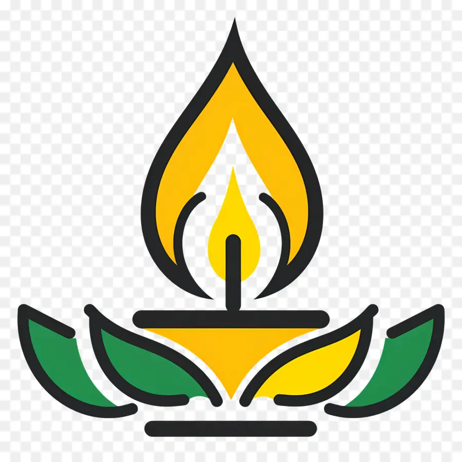 Diwali Lambası，Minimalist Diyet PNG