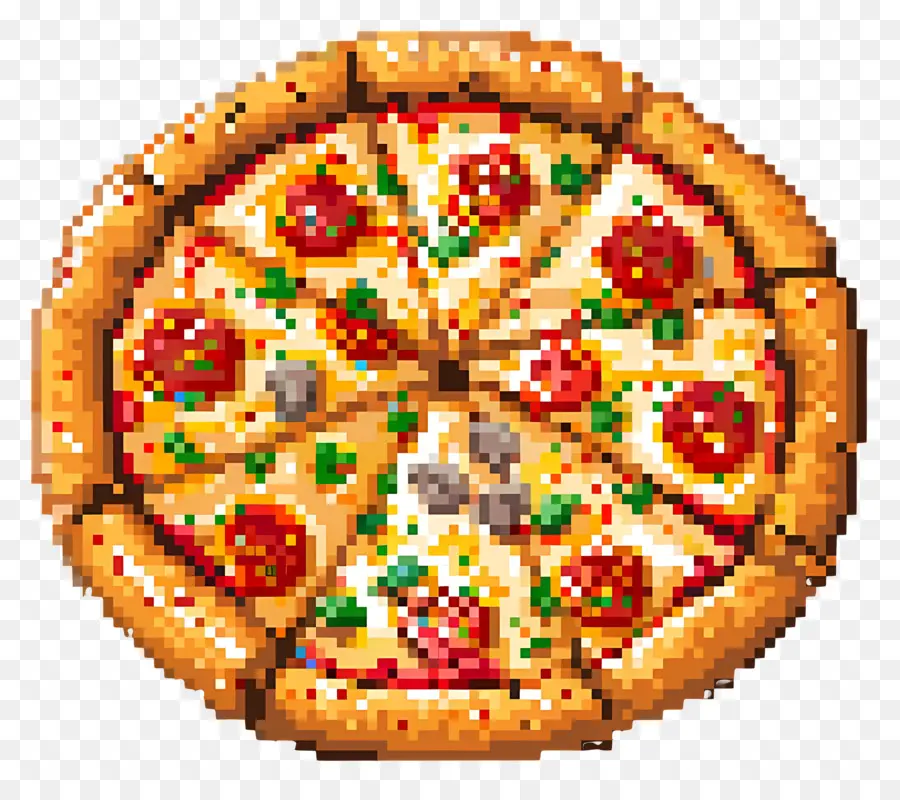 Piksel Pizza，Pizza PNG