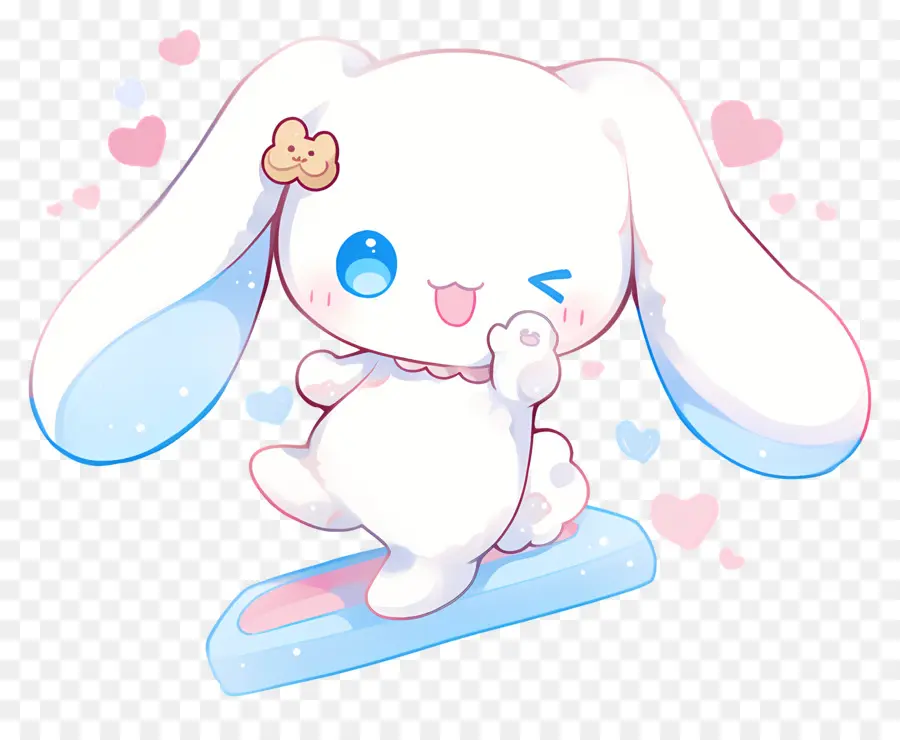 Sevimli Cinnamoroll，Beyaz Tavşan PNG