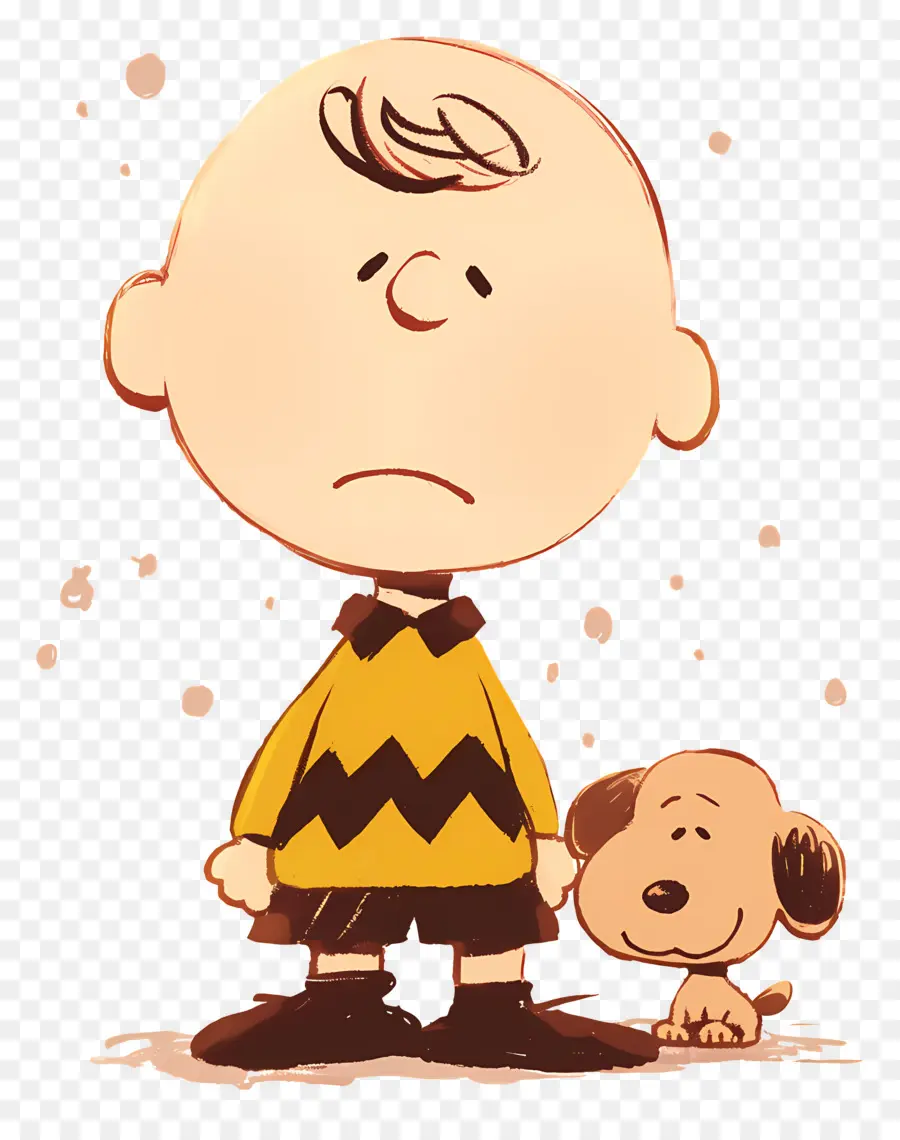 Charlie Brown，Çizgi Film çocuk Ve Köpek PNG