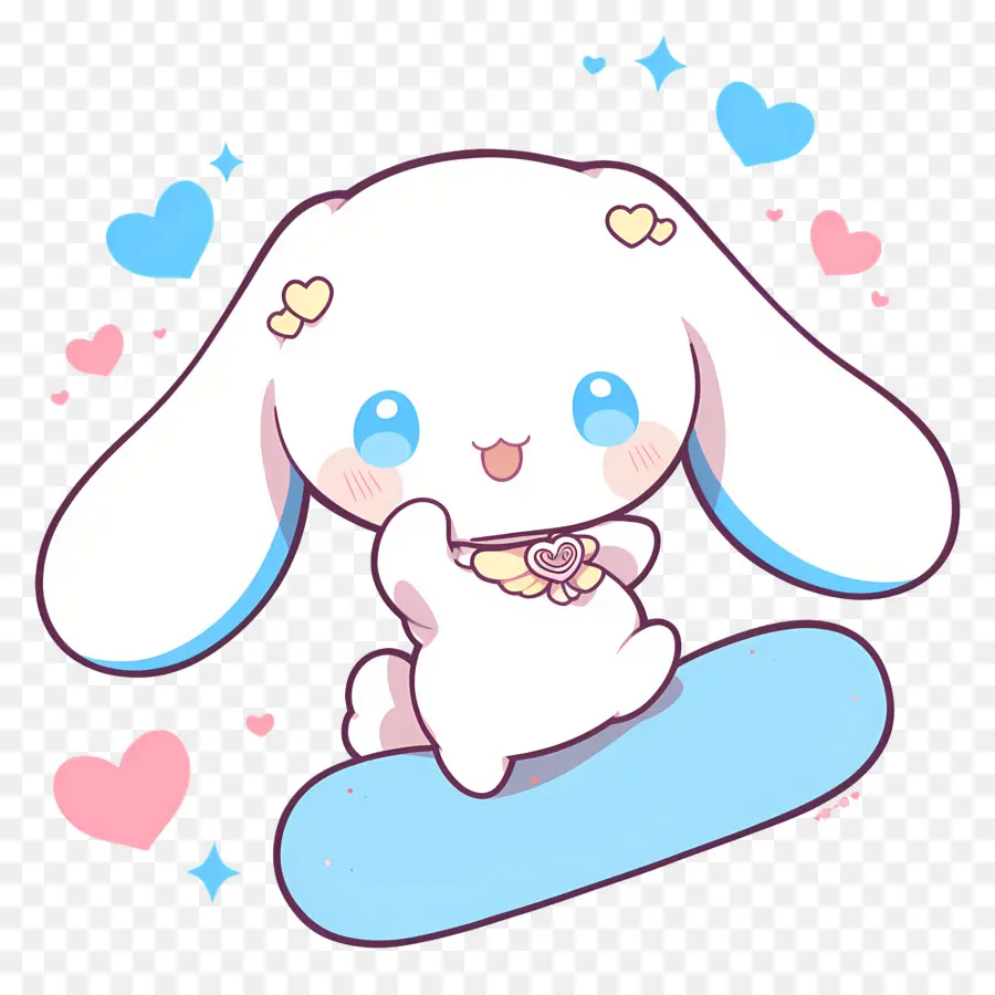 Sevimli Cinnamoroll，Beyaz Tavşan PNG