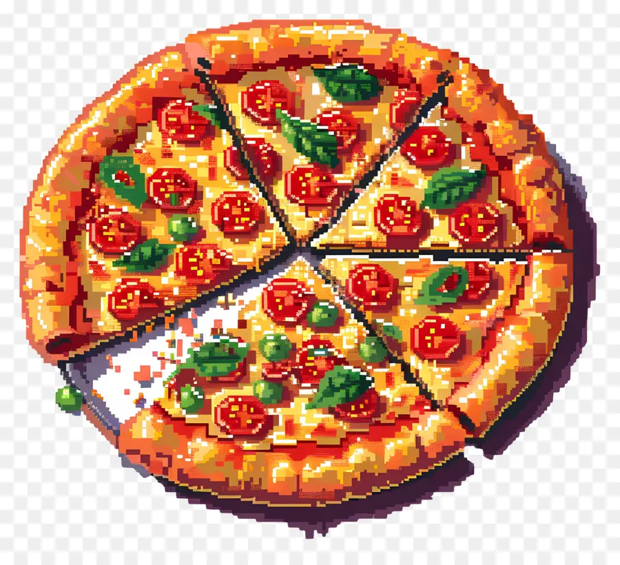 Piksel Pizza，Pizza PNG