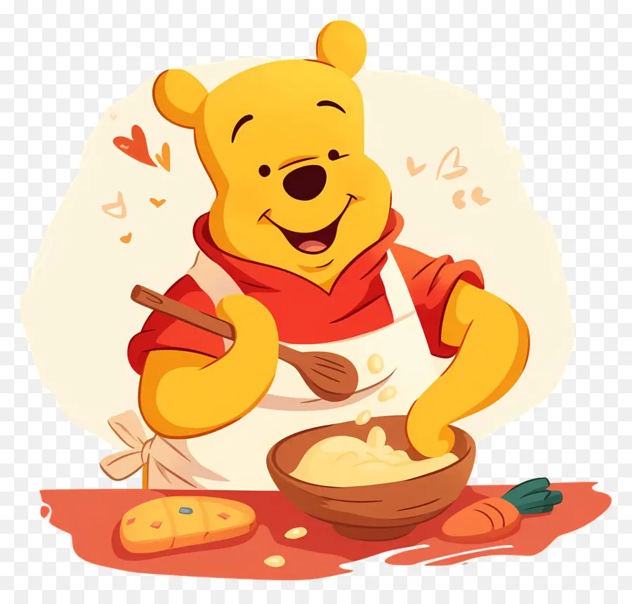 Winnie The Pooh，Ayı Pişirme PNG