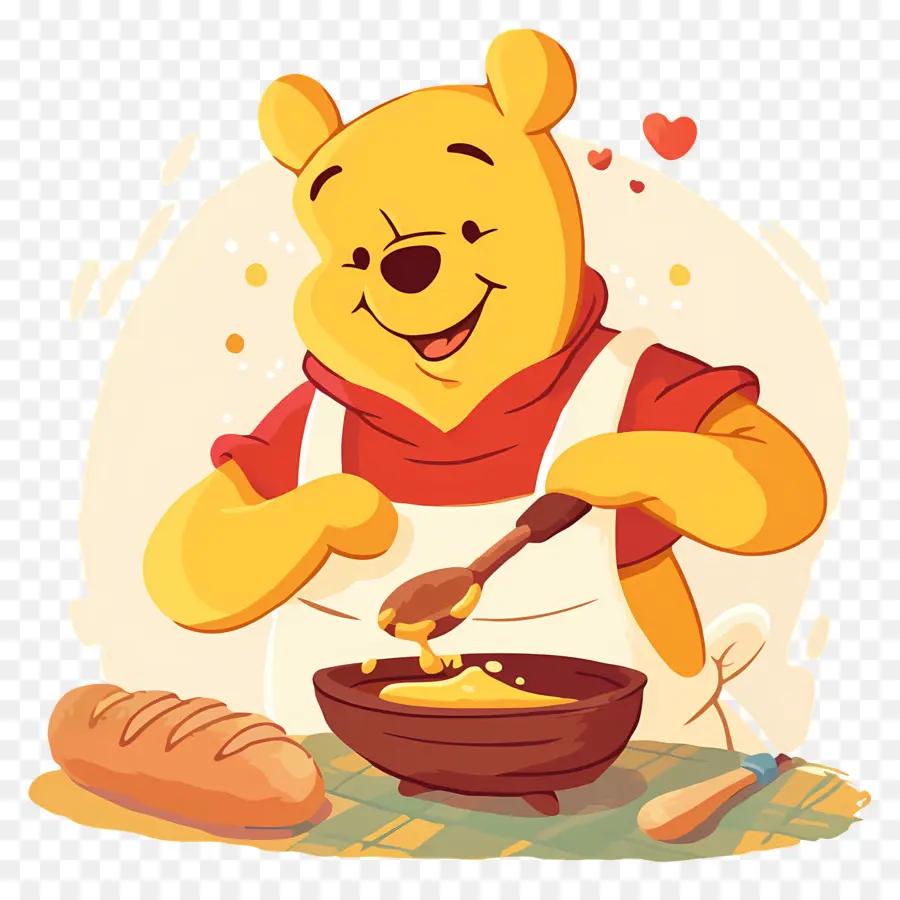 Pooh Winnie，Ayı Pişirme PNG