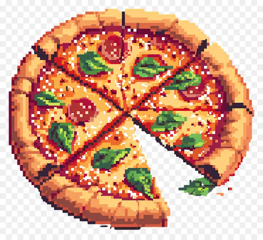 Piksel Pizza，Pizza PNG