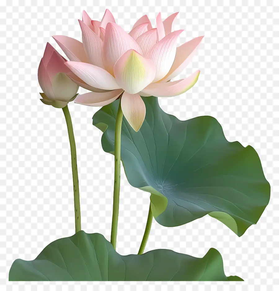 Nilüfer Çiçekleri，Pembe Lotus PNG