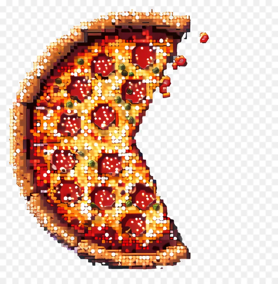 Piksel Pizza，Pikselli Pizza PNG