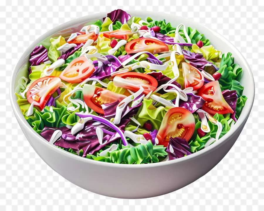 Lahana Salatası，Bir Kase Salata PNG