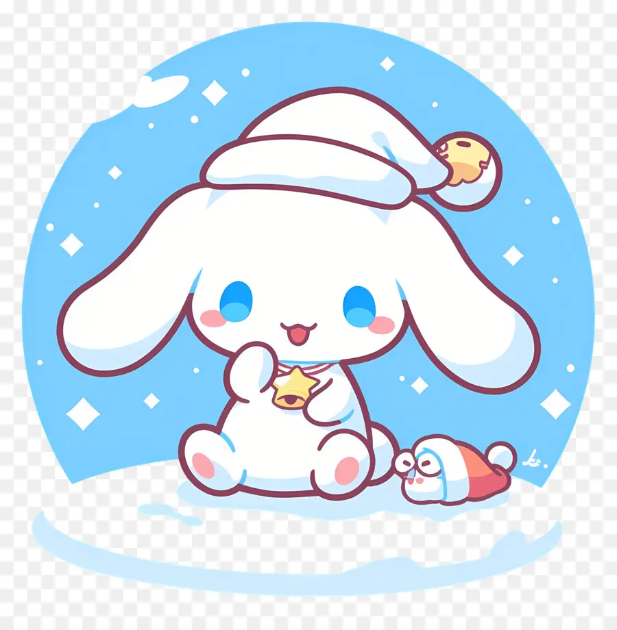 Sevimli Cinnamoroll，Bell Ile Sevimli Tavşan PNG