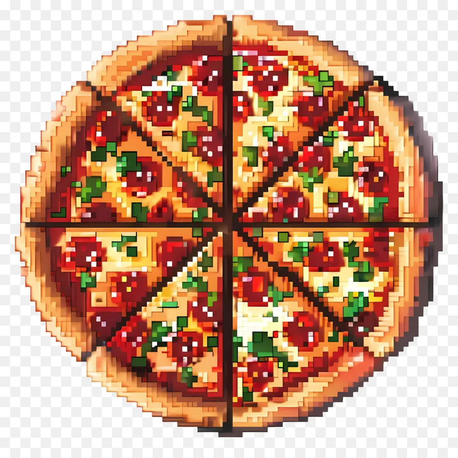 Piksel Pizza，Pizza PNG