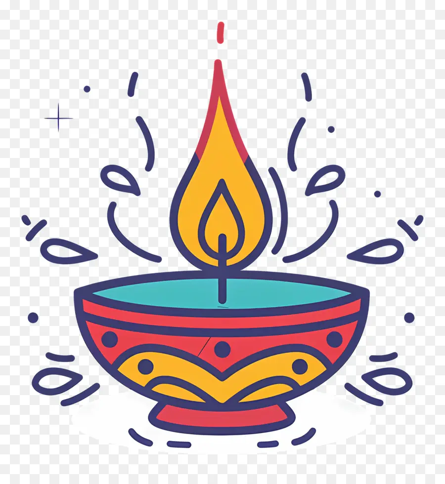 Diwali Lambası，Dekoratif Dia PNG