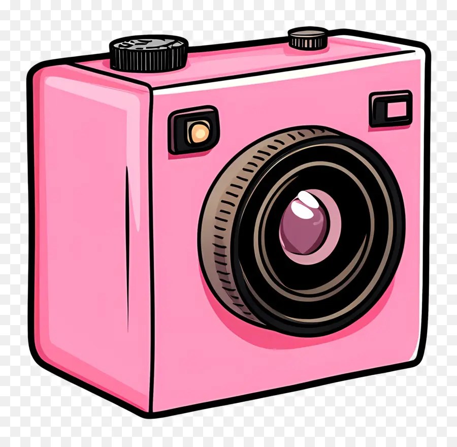 Kamera Logosu，Pembe Kamera PNG