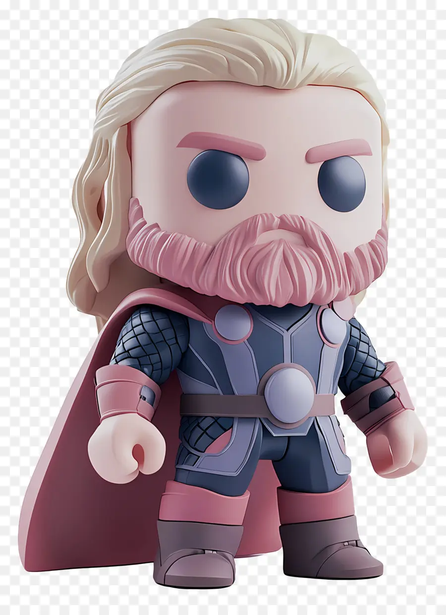 Thor，Sarışın Savaşçı Figürü PNG