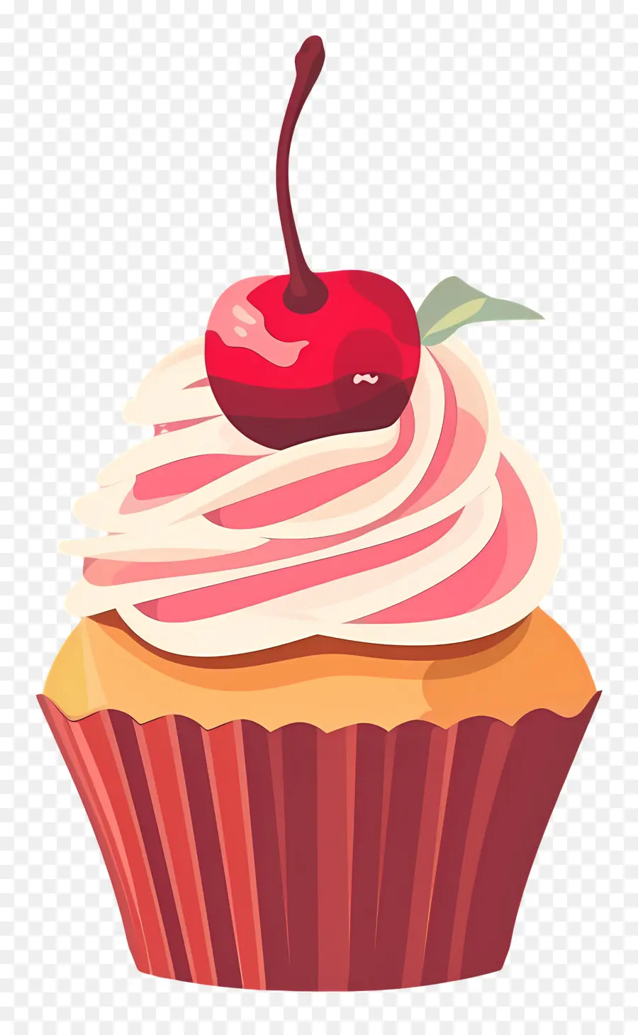 Cupcake Kiraz，Kirazlı Cupcake PNG