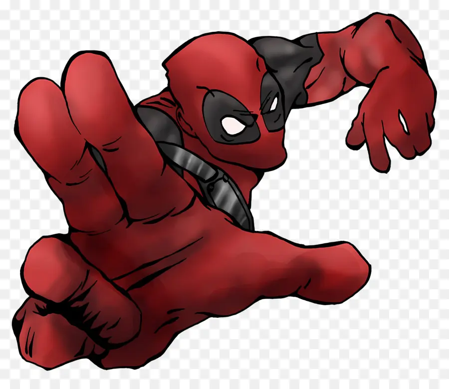 Deadpool，Kırmızı Maskeli Karakter PNG