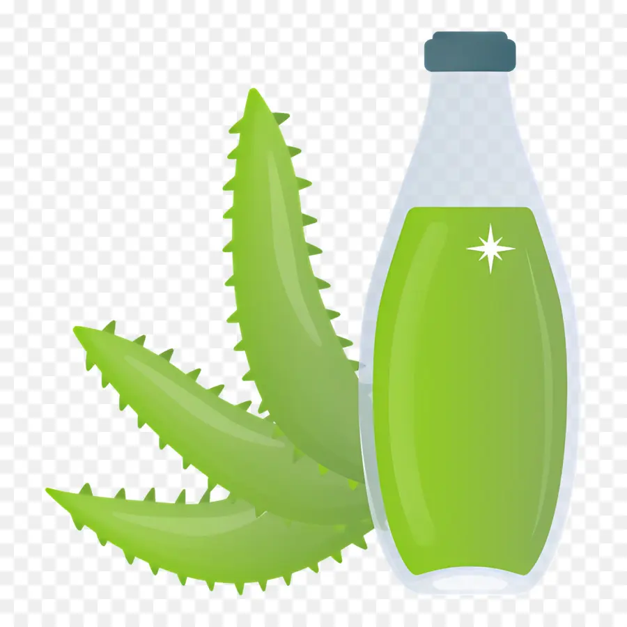 Aloe Vera，şişe PNG