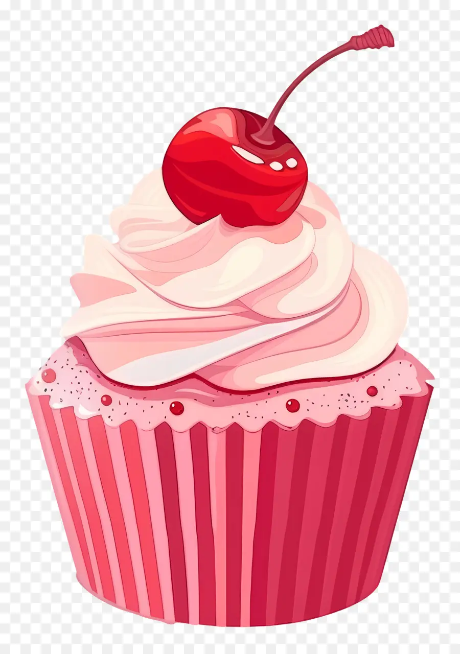 Cupcake Kiraz，Kirazlı Cupcake PNG