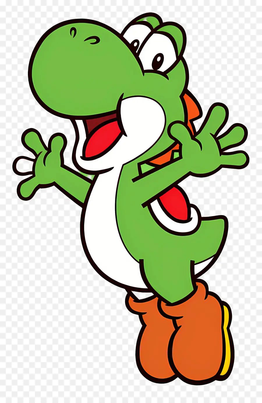 Süper Mario，Yeşil Dinozor Karakteri PNG