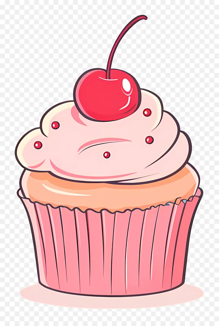 Cupcake Kiraz，Kirazlı Cupcake PNG