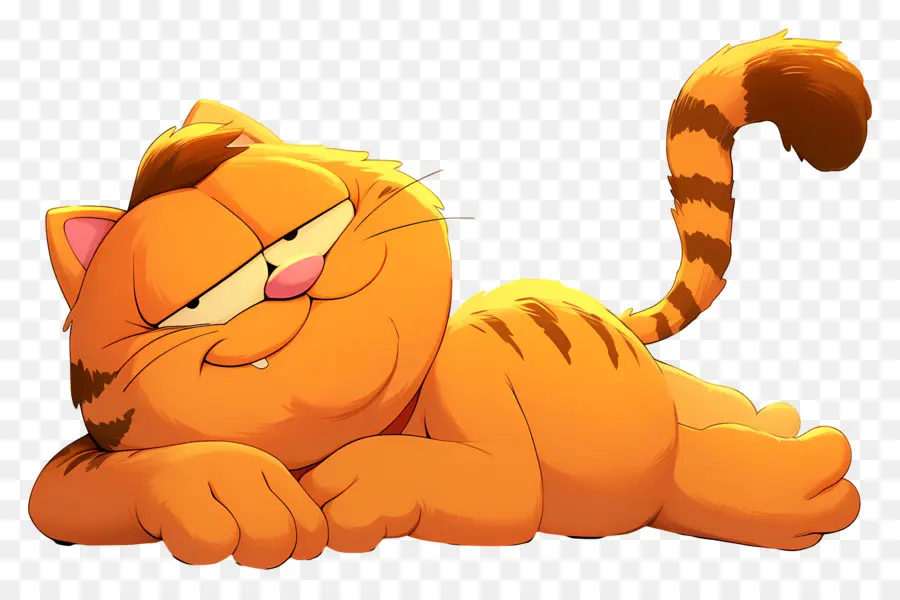 Garfield，Turuncu Kaplan PNG