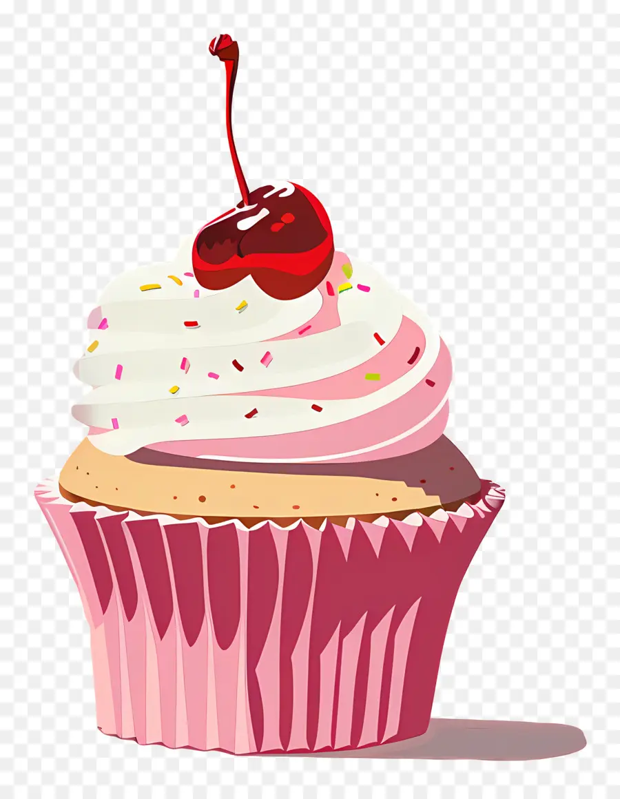 Cupcake Kiraz，Kirazlı Cupcake PNG