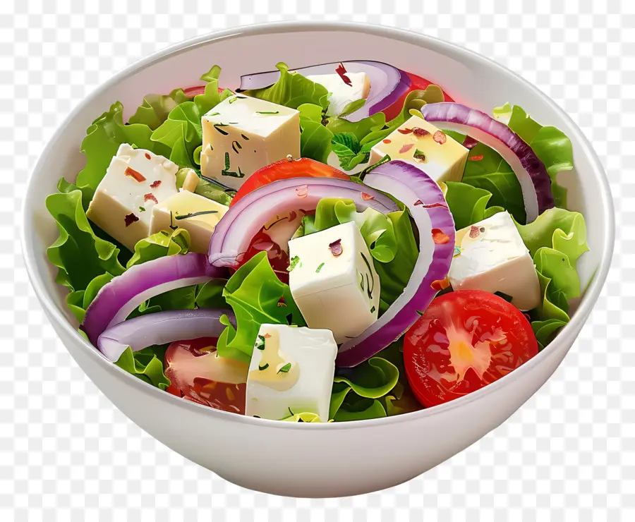 Karikatür Salata，Yunan Salatası PNG