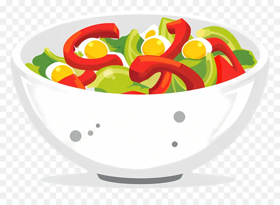 Karikatür Salata，Karışık Salata PNG