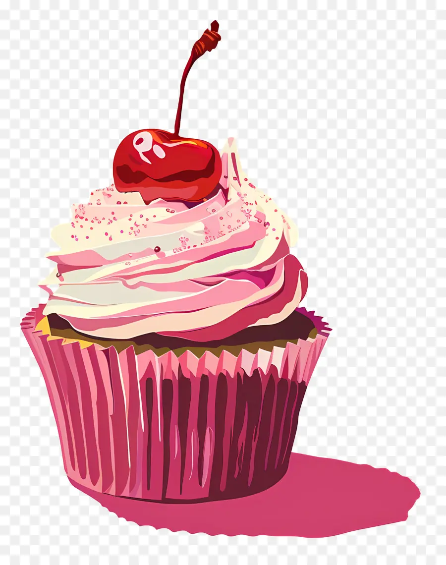 Cupcake Kiraz，Kirazlı Cupcake PNG