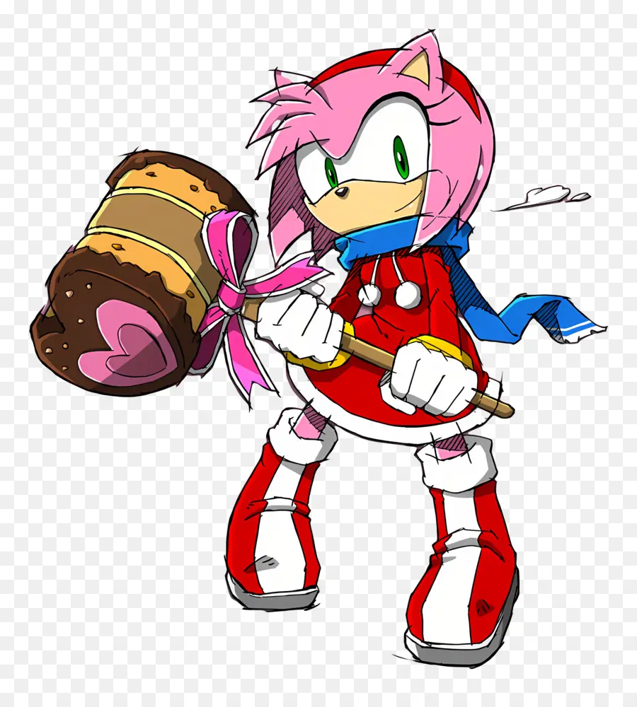 Sonic Kirpi，Çekiçli Pembe Kirpi PNG