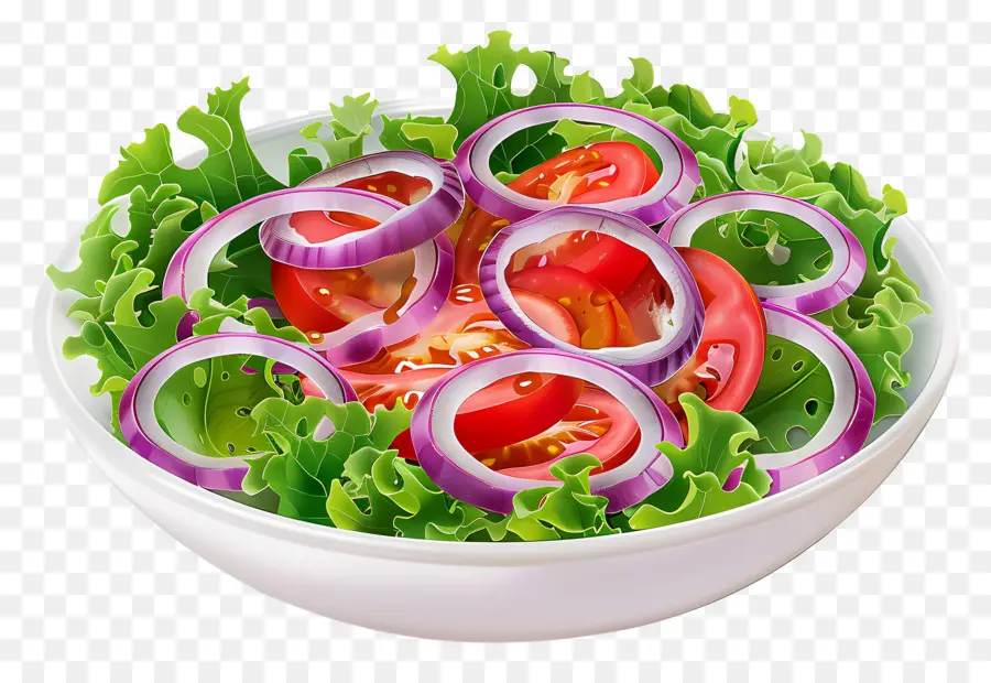 Karikatür Salata，Soğan Salatası PNG