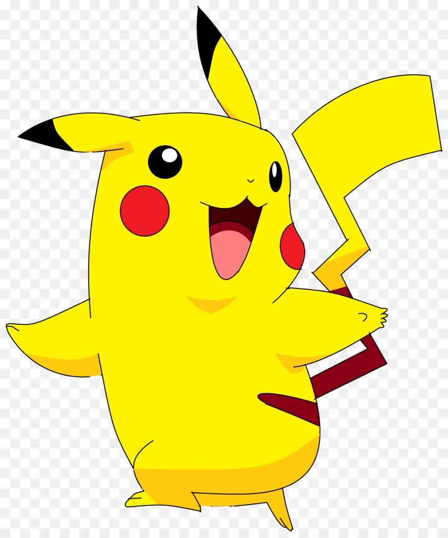 Pikaçu，Minimalist Pikachu PNG