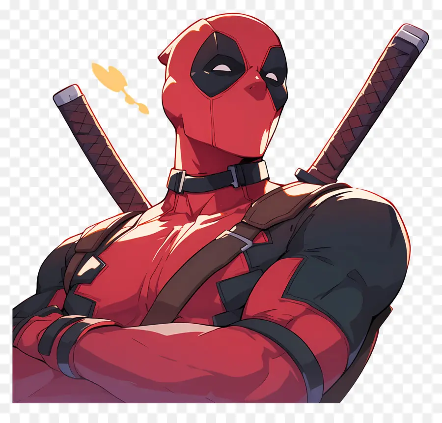 Deadpool，Kırmızı Süper Kahraman PNG