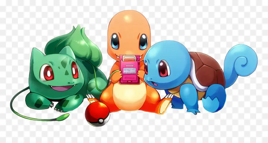 Bulbasaur，Bulbasaur Charmander Squirtle PNG