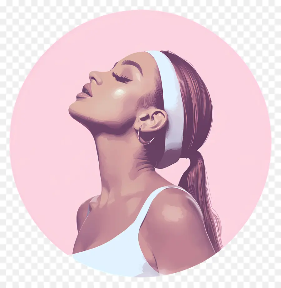 Ariana Grande，Profil İllüstrasyonu PNG