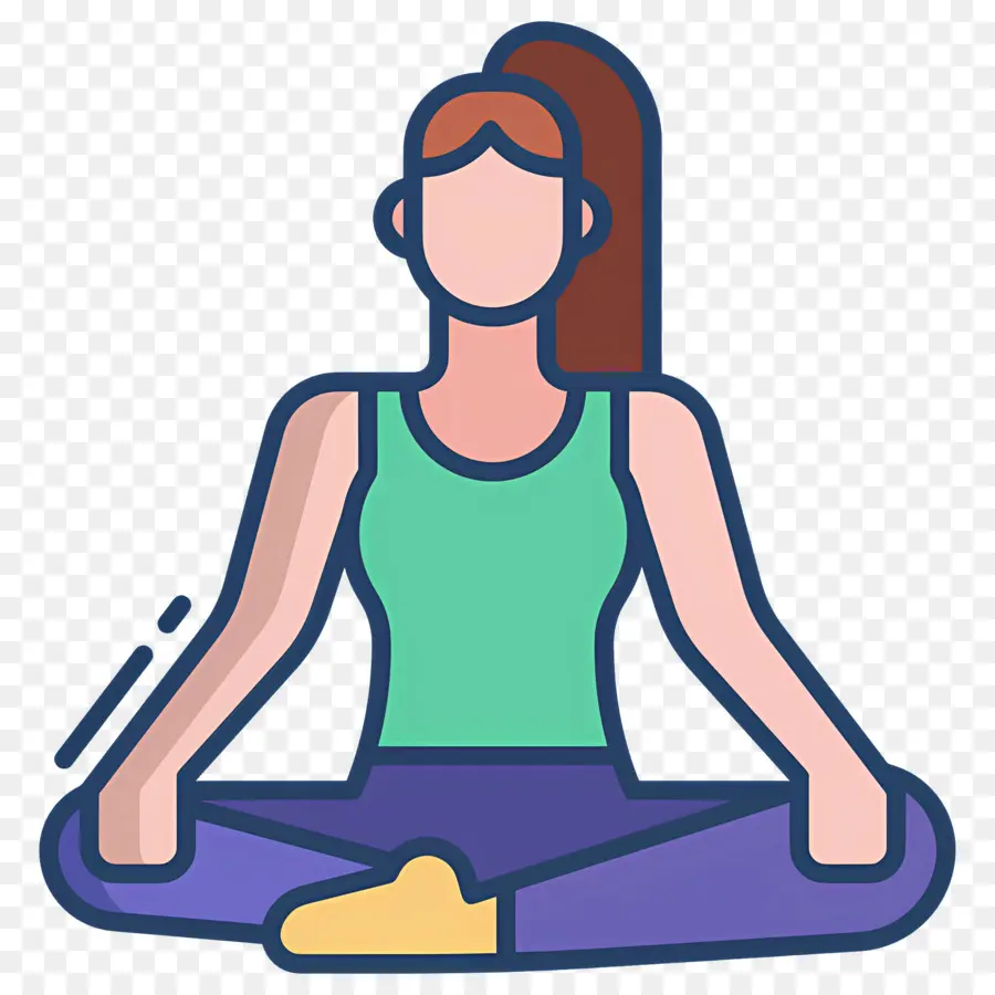 Meditasyon，Yoga Pozu PNG