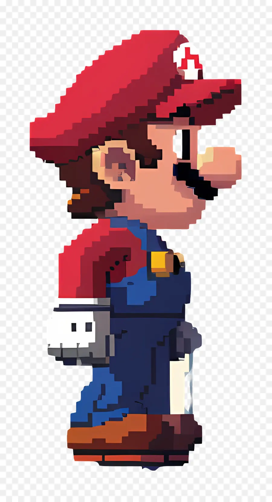 Piksel Mario，Video Oyunu PNG