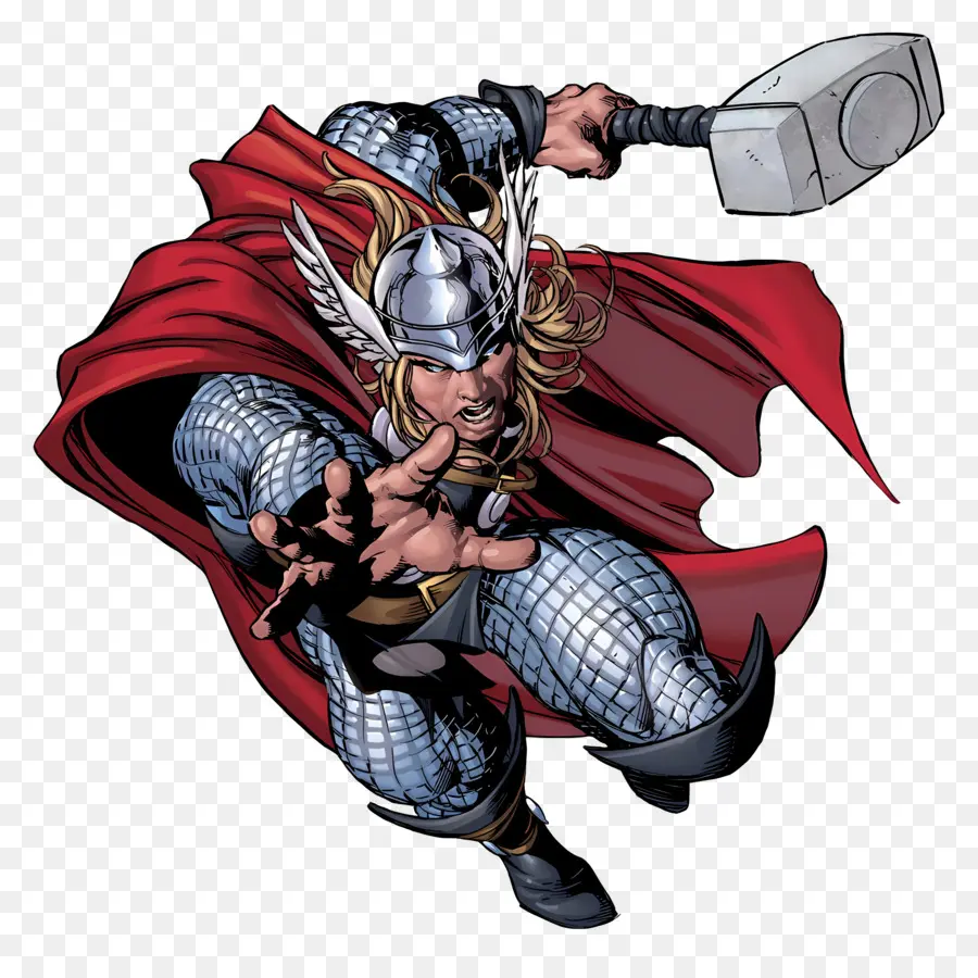 Thor，Çekiç Ile Süper Kahraman PNG