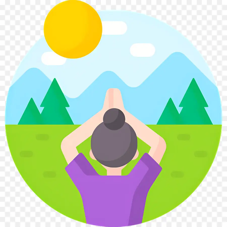 Meditasyon，Yoga Pozu PNG