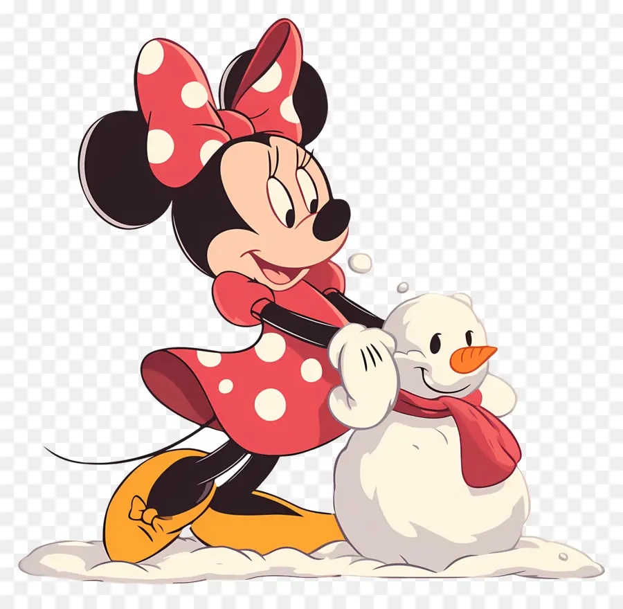 Minnie Fare，Minnie Mouse Ve Kardan Adam PNG