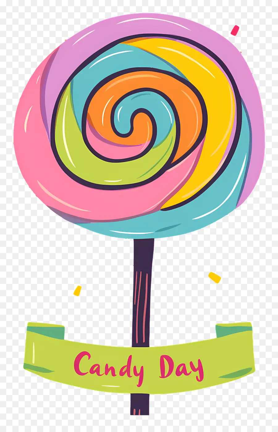 Ulusal Şeker Günü，Lolipop PNG