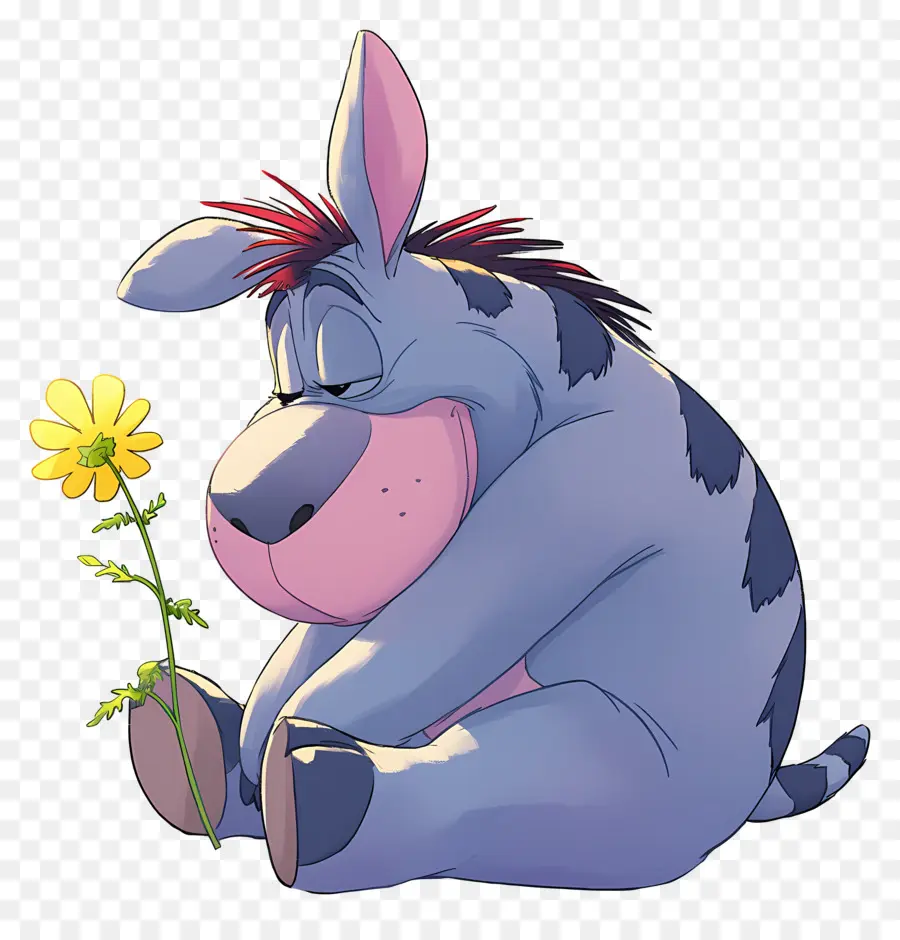 Eeyore，Karikatür Eşek PNG